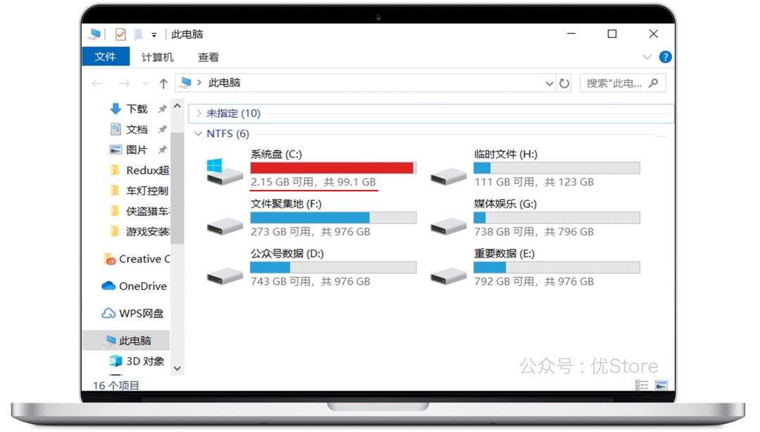 图片[1]-分区助手#电脑#有效解决系统盘变红问题-FunShare·趣享